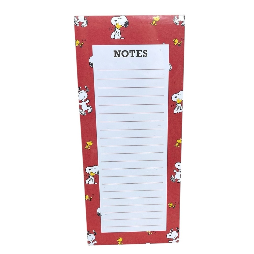 Snoopy Red Notepad - Picture 2 of 2